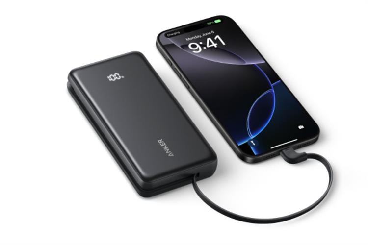 Anker Zolo Powerbank 20.000 mAh 22.5 W (Model A110E) – Pin dự phòng dung lượng lớn, sạc nhanh đa thiết bị - Hàng Chính Hãng