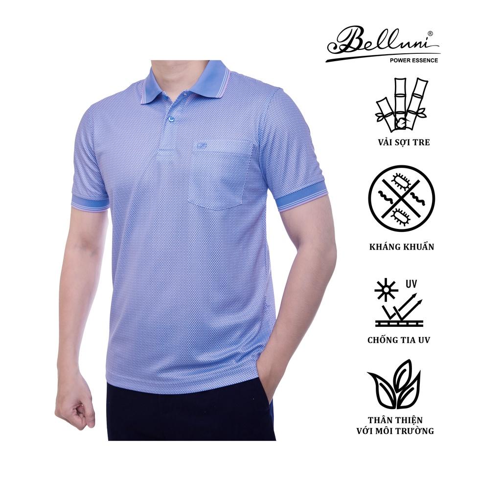 Áo thun nam Polo BELLUNI sợi Tre mềm mượt thoáng khí - AT.BP.BE.63.B