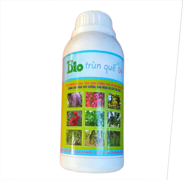 Bộ phân bón hữu cơ sinh học - dịch trùn quế tốt lá và kích thích ra hoa - Bio 01+04(2 chai x 500ml)