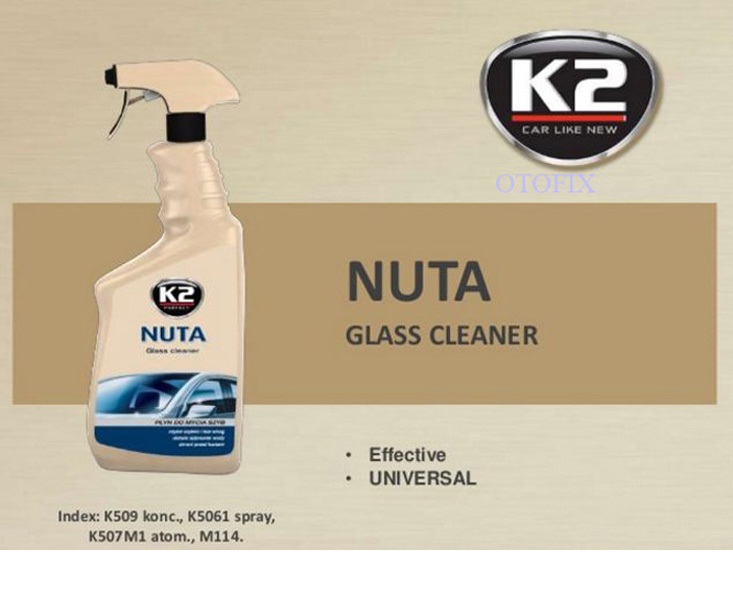 K2 nuta - dung dịch tẩy rửa kính, vết bẩn trên chi tiết nhựa, kim loại ô tô