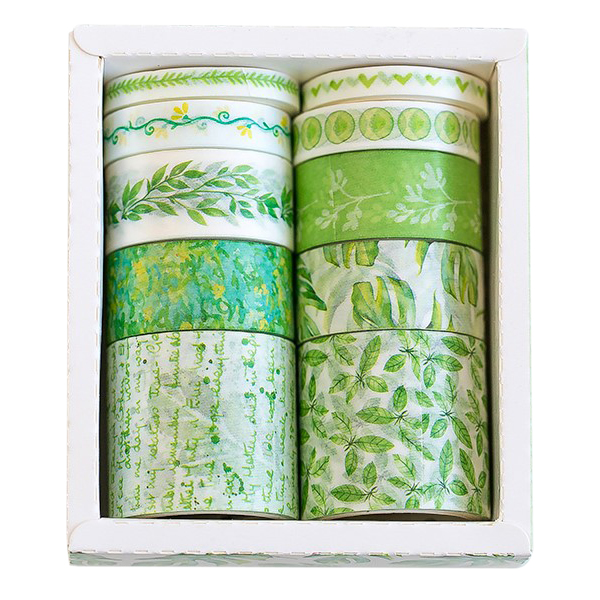 Bộ 10 Băng Keo Trang Trí Washi Tape The Wind Blows