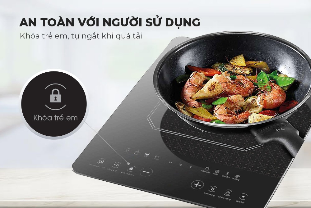 Bếp điện từ đơn Sunhouse SHD6802- Hàng chính hãng