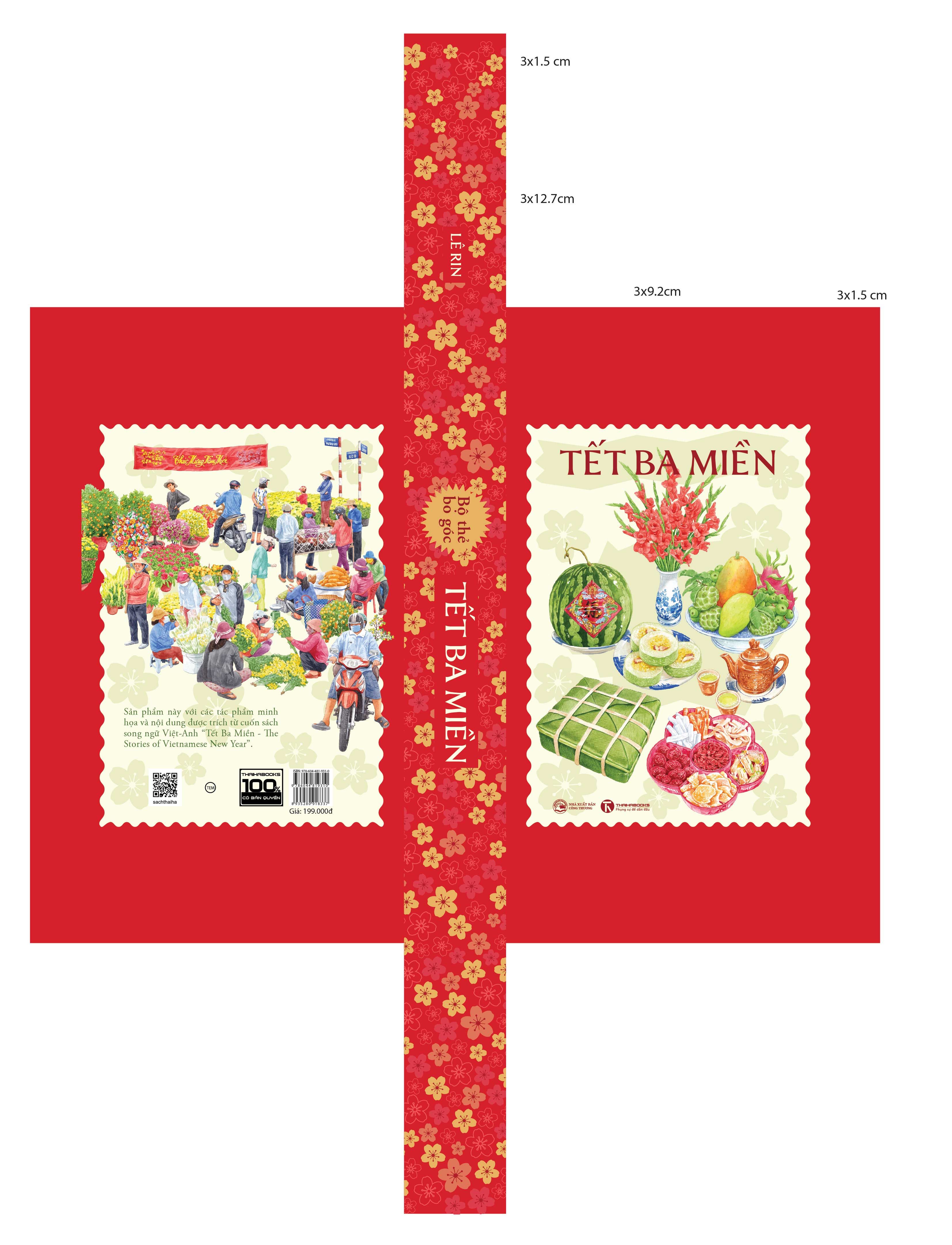 Sách Bộ Hộp Thẻ Tết Ba Miền