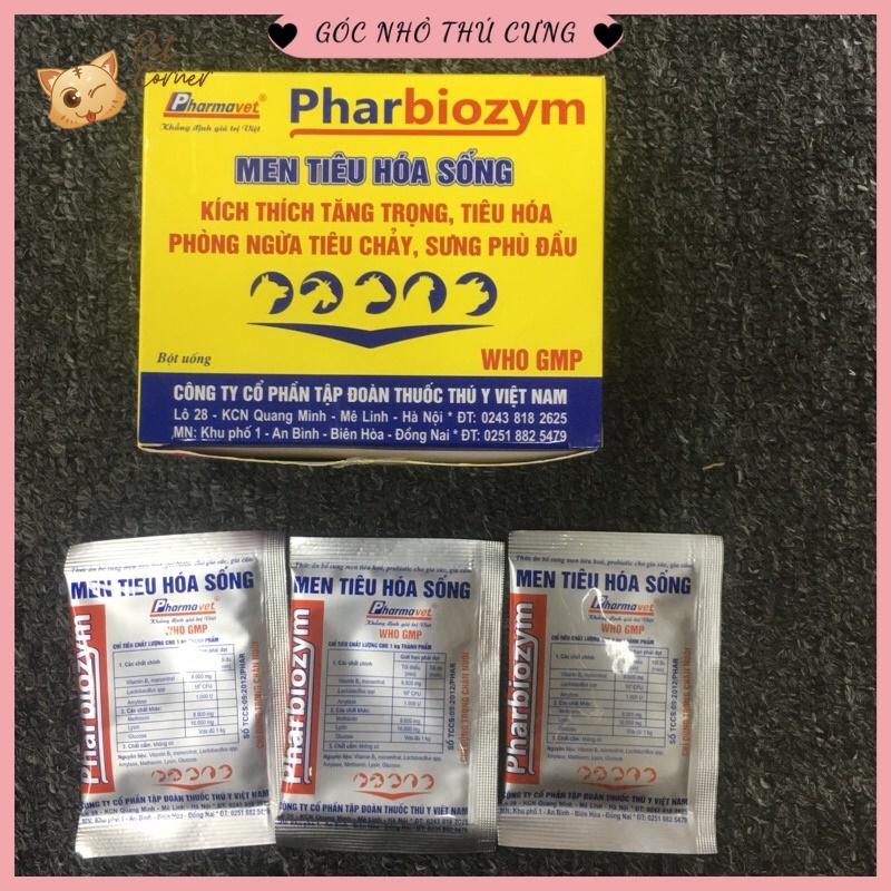 Men tiêu hóa sống cho chó mèo Pharbiozym gói 5gr