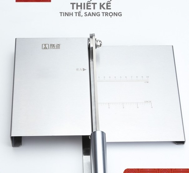 Dao Chặt Thịt Gà, Thái Thịt Bò Đông Lạnh, Thái Thuốc Bắc, Cắt Đa Năng KD0142, Lưỡi Thép 40CR14, Inox 430 - Tặng Tay Mài KD0315