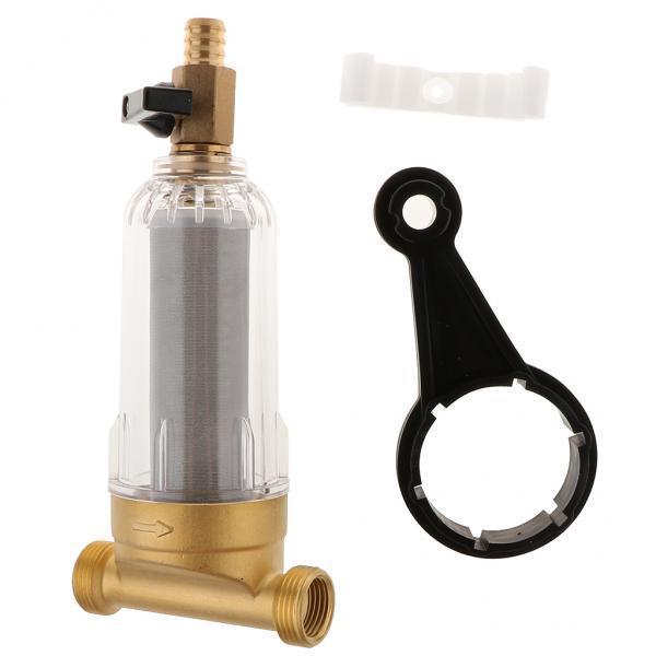 2X Water Filtration System Spin Down Sediment Water Filter 40 Micron 0.75inch
