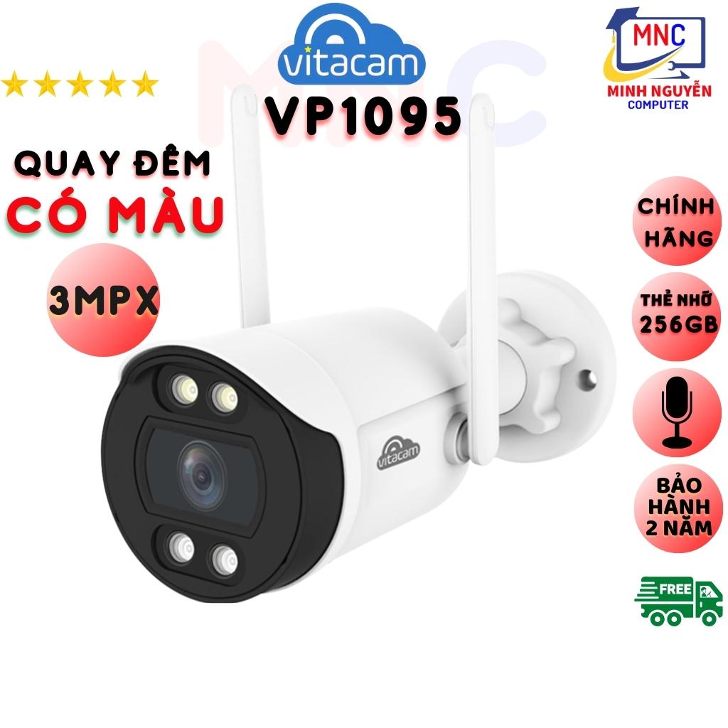 Camera Ngoài Trời WIFI VITACAM VB1095 - 3Mpx Ultra HD 2K – Chip HISILICON Mới Nhất 2022 - Hàng Chính Hãng