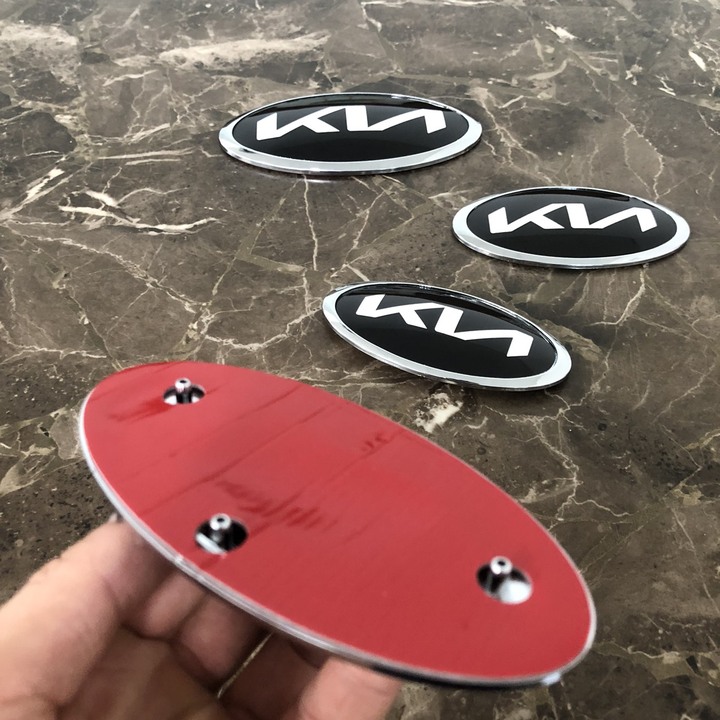 01 chiếc Logo biểu tượng trước và sau xe ô tô Kia