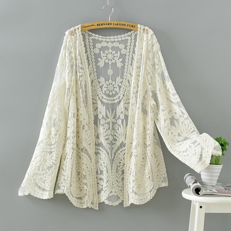 Áo choàng kimono đi biển mùa hè 2023 phong cách HQ
