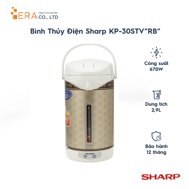 Bình Thủy Điện Sharp KP-30STV - Hàng chính hãng