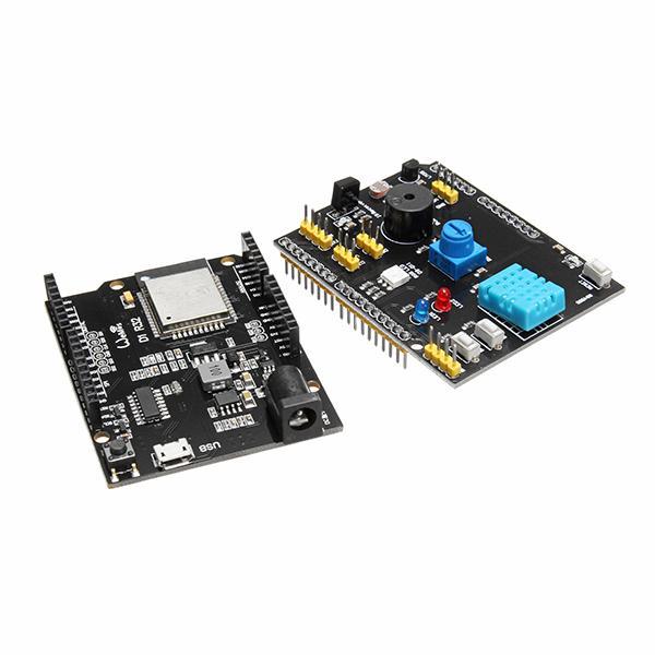Multifunction Expansion Board DHT11 LM35 Temperature Humidity UNO Tgo ESP32 Rev1 WiFi D1 R32 X-OLED 0.96 in