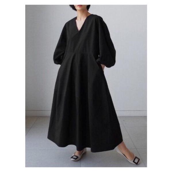 Đầm Linen Tay Bồng Dây Ngang