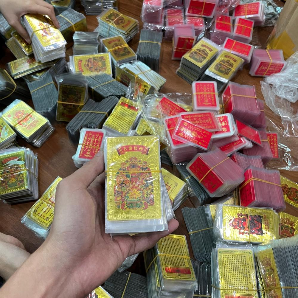 Kim bài ngũ lộ thần tài chiêu tài tiến bảo