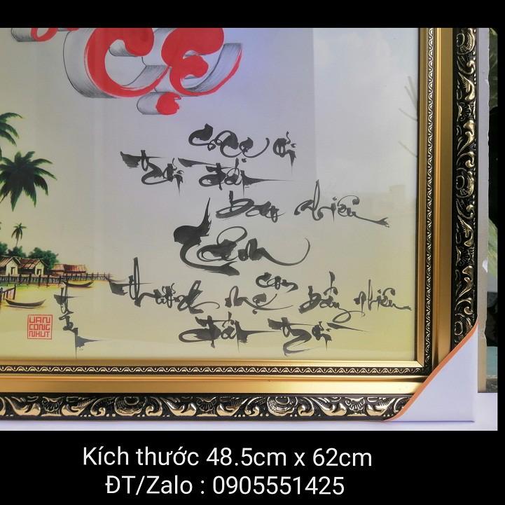 Tranh Thư pháp về MẸ. Quà tặng mừng sinh nhật. Mừng thọ ông bà,cha mẹ. Quà tết