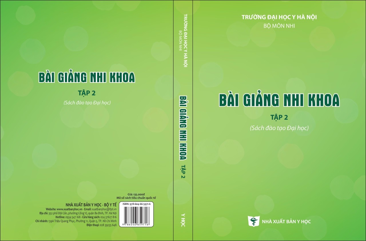 Sách - Bài giảng Nhi khoa (tái bản 2023, trọn bộ 2 tập)