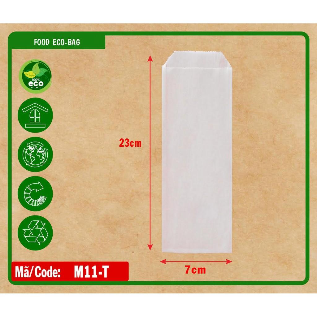 Túi giấy đựng bánh mì que | 1,000 cái