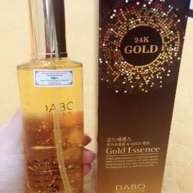 Tinh chất vàng 24k dưỡng trắng da Dabo Gold Essence Hàn Quốc 150ml