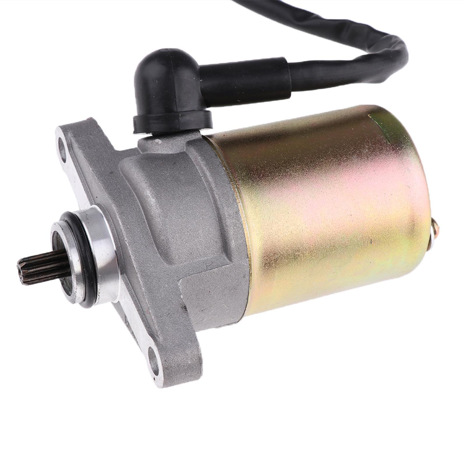 Pre-  12V 10  Starter Motor for GY6 47cc 49cc 50cc Scooter