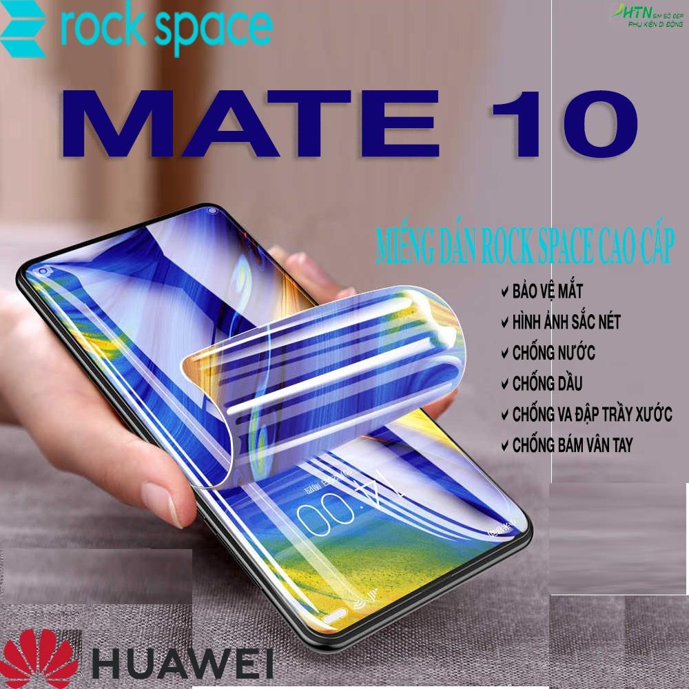 Miếng dán rock space cho Huawei Mate 10 PPF Hydrogel dán màn hình/ mặt sau lưng điện thoại tự phục hồi vết xước nhỏ chống ánh sáng xanh cao cấp - Hàng chính hãng