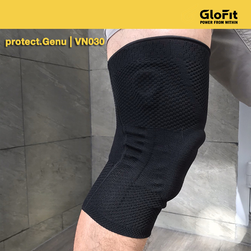 Hình ảnh Băng Khớp Gối Glofit VN030 (Protect.Genu), Băng Trợ Lực Và Cố Định Đầu Gối, Hỗ Trợ Khớp Gối Trong Thể Thao Và Chấn Thương Vùng Gối (1 Chiếc)