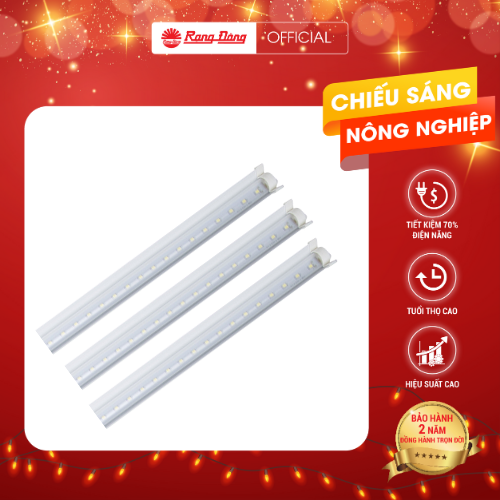 Combo 3 Đèn LED ChuyênDụng Trồng Rau, Nuôi Cấy Mô Chính Hãng Rạng Đông Model: D NCM02L 120 16 W Trắng