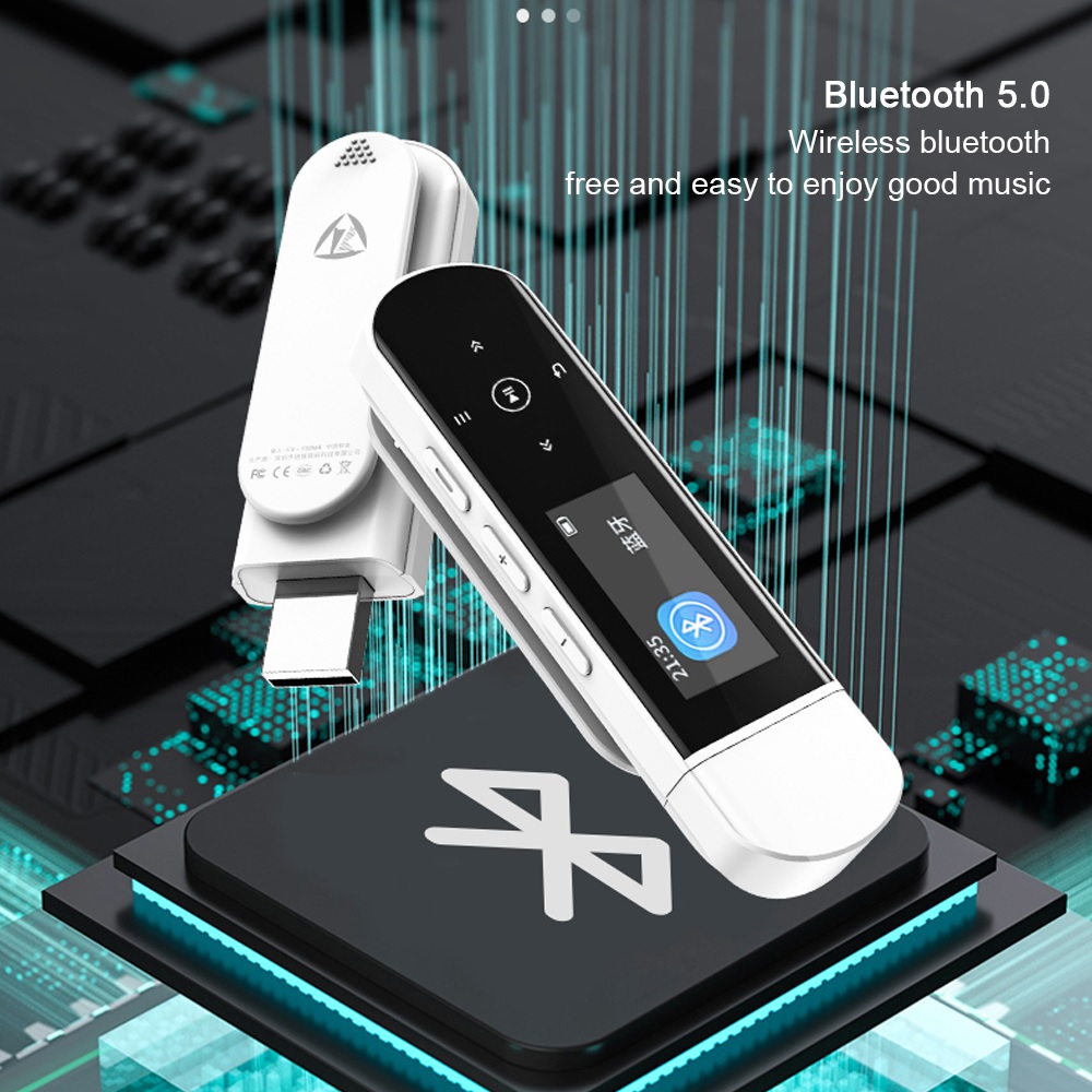 Máy Nghe Nhạc MP3 Kỹ Thuật Số Di Động Tích Hợp USB Màn Hình LCD Hỗ Trợ FM / Thẻ Nhớ TF Vỏ Kim Loại RUIZU X69 - Hàng Nhập Khẩu
