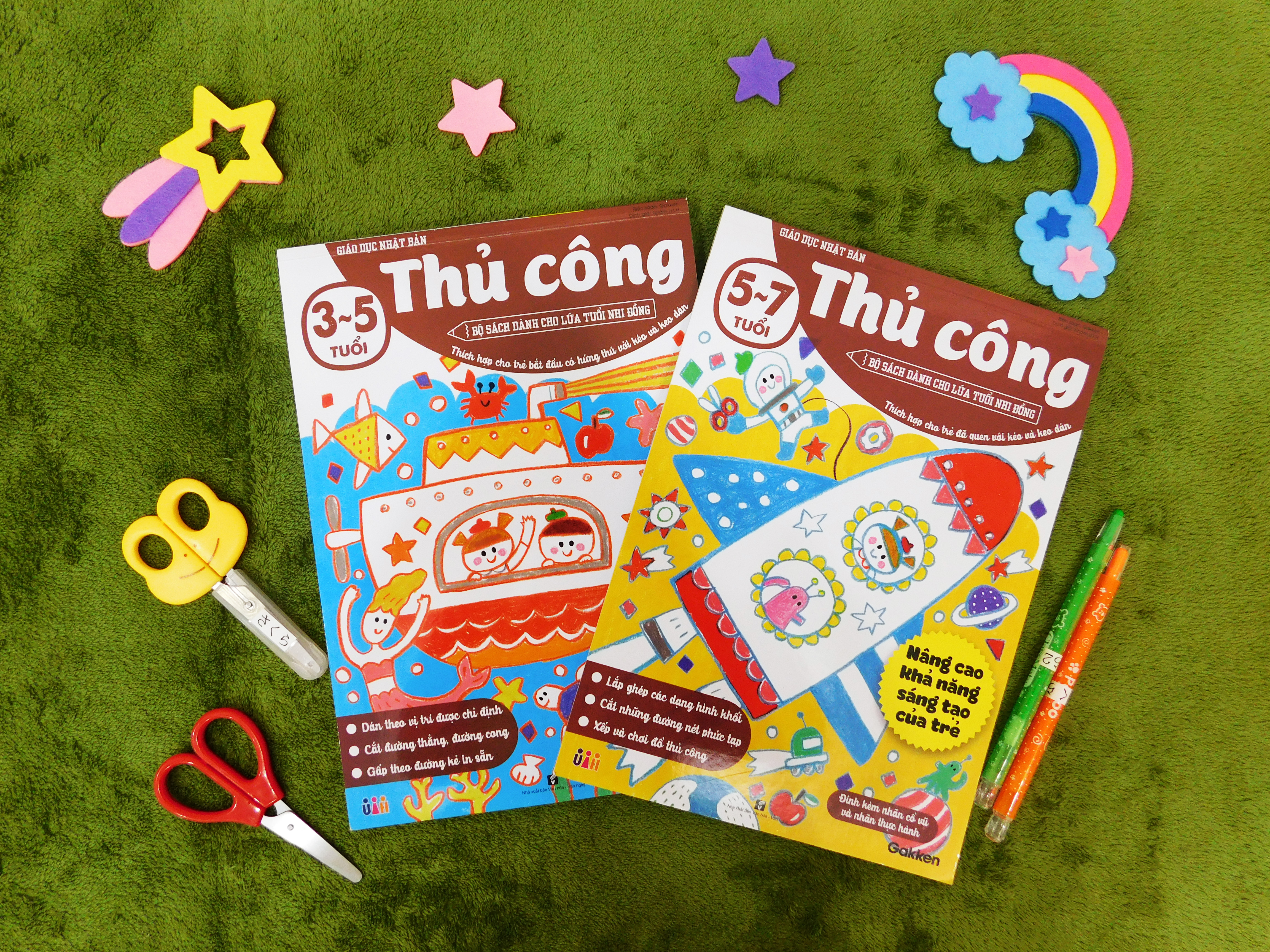 SÁCH THIẾU NHI CHO TRẺ 3-5 TUỔI_5 PHÚT THỦ CÔNG MỖI NGÀY_Thủ công (3~5 tuổi)