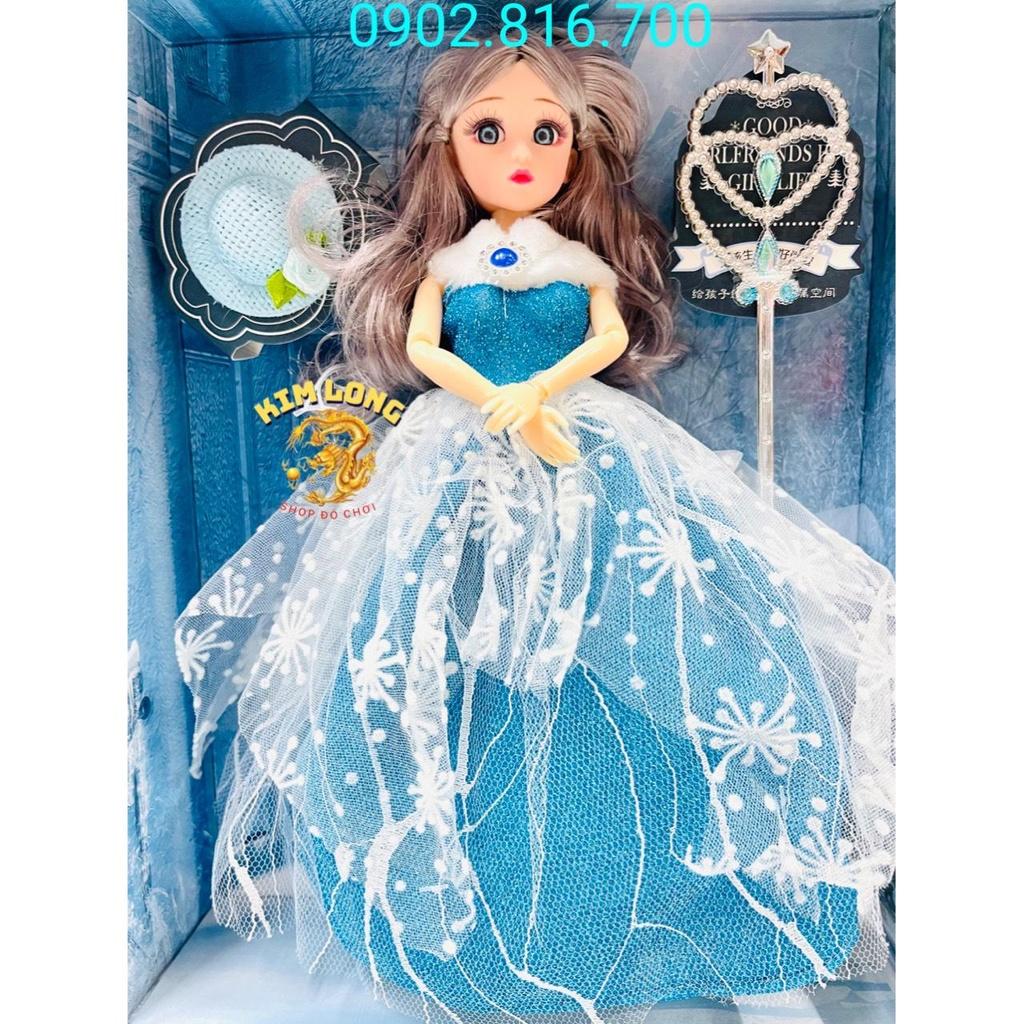 Búp bê Elsa xinh đẹp có khớp cao 35cm đồ chơi búp bê cho bé gái