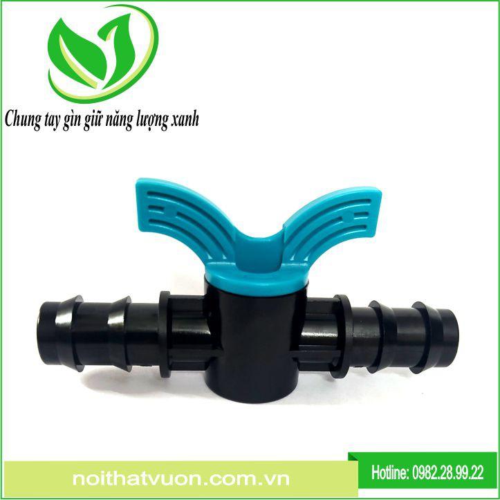 Van khóa ống 20mm màu xanh