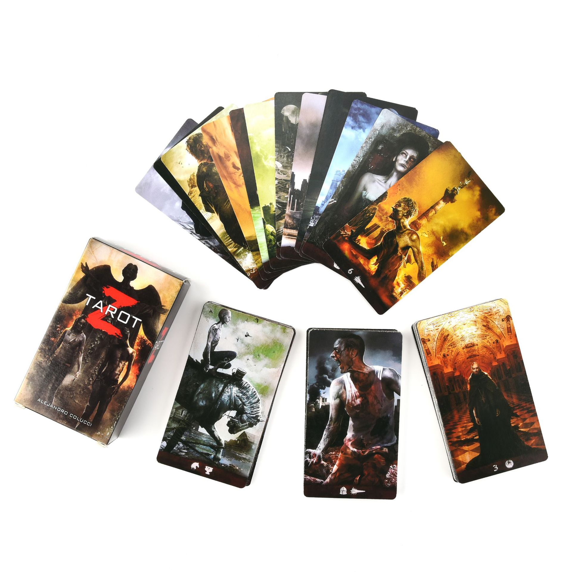 Hình ảnh Combo Bộ Bài Bói Tarot Z Deck New Cao Cấp  và Túi Nhung Đựng Tarot và Khăn Trải Bàn Tarot