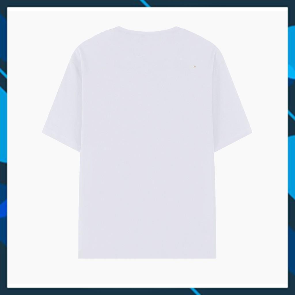 Áo thun Unisex Tay lỡ dáng Rộng Freesize màu trắng in mặt trước Rap is my life