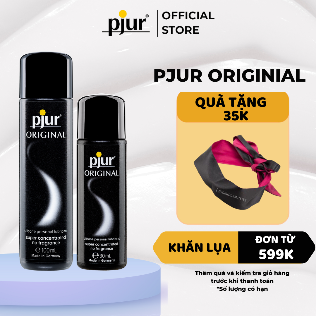 Gel bôi trơn silicone Pjur Original cho nam nữ chai 30ml có hiệu quả cao, không gây bết dính an toàn cho mọi loại da