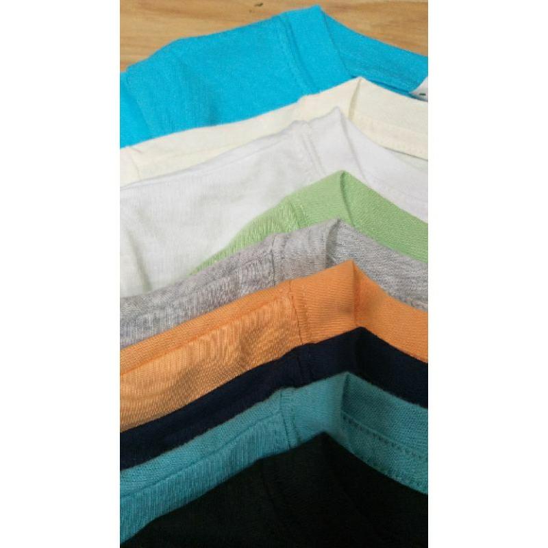 Áo cotton ngắn tay vải xuất dư size đại cho bé