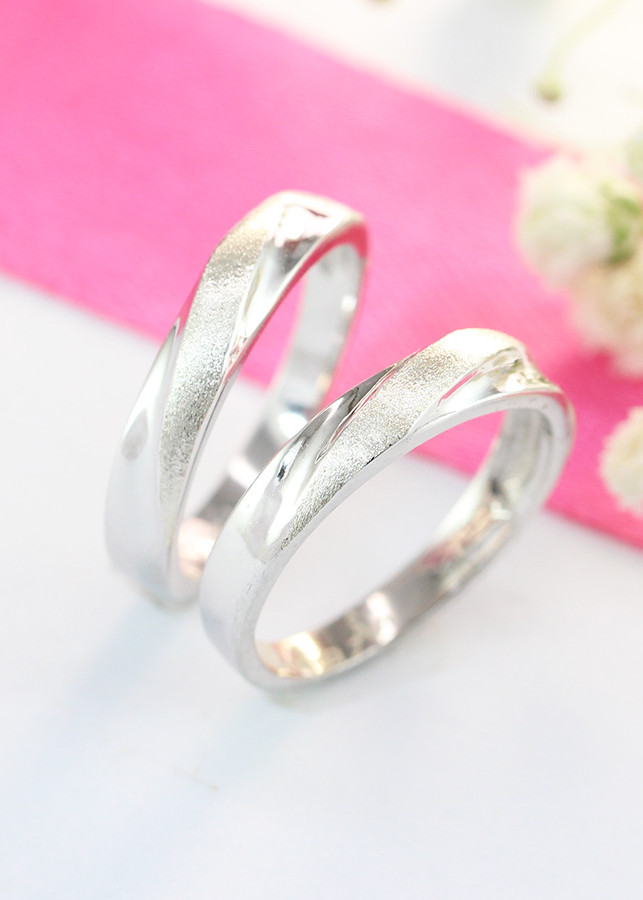 Nhẫn đôi bạc ND0245