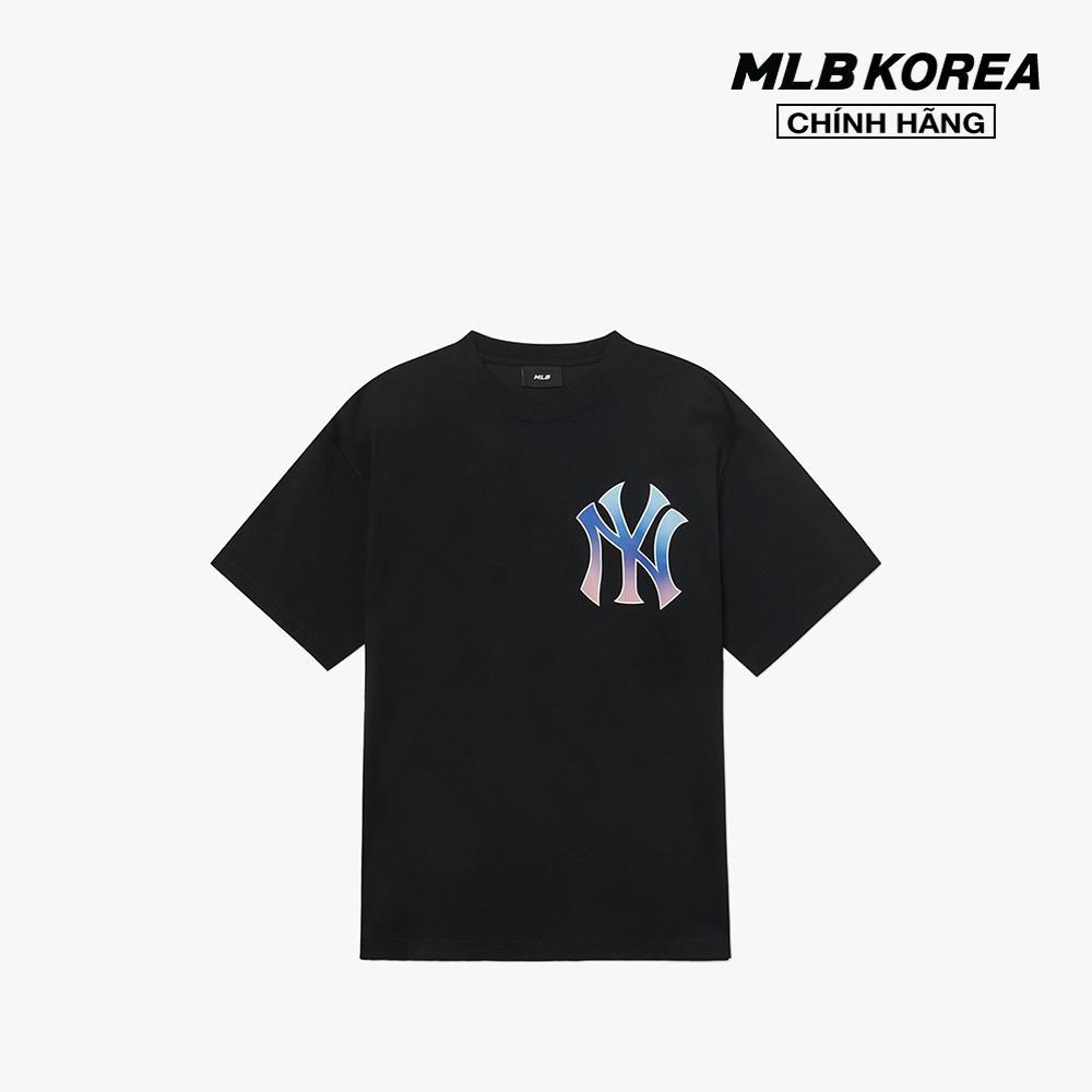 MLB - Áo thun unisex cổ tròn tay ngắn Basic Big Logo 3ATSB0333-50BKS