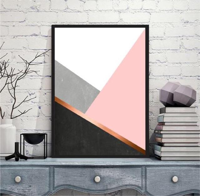Hình khối - Tranh canvas decor kt40x60cn