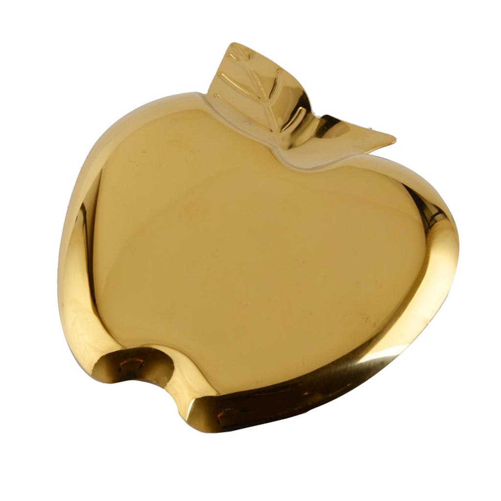 Stainless Steel Tea Fruit Tray Dish Plate Cosmetics Jewelry Organizer Heart