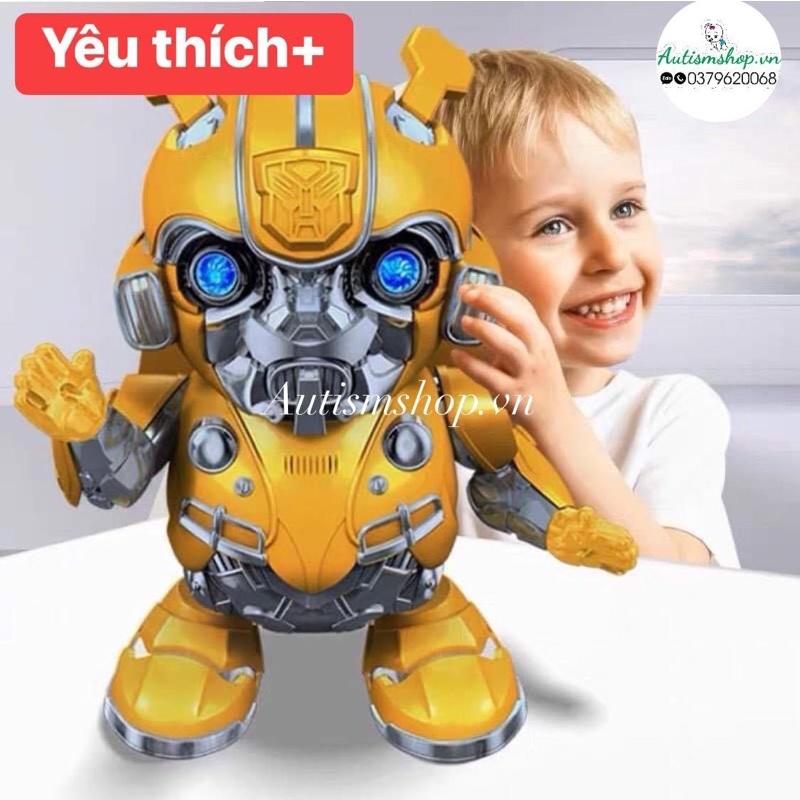 ️Đồ chơi rô bốt bumblebee chạy bằng pin biết nhảy,hát dành cho bé