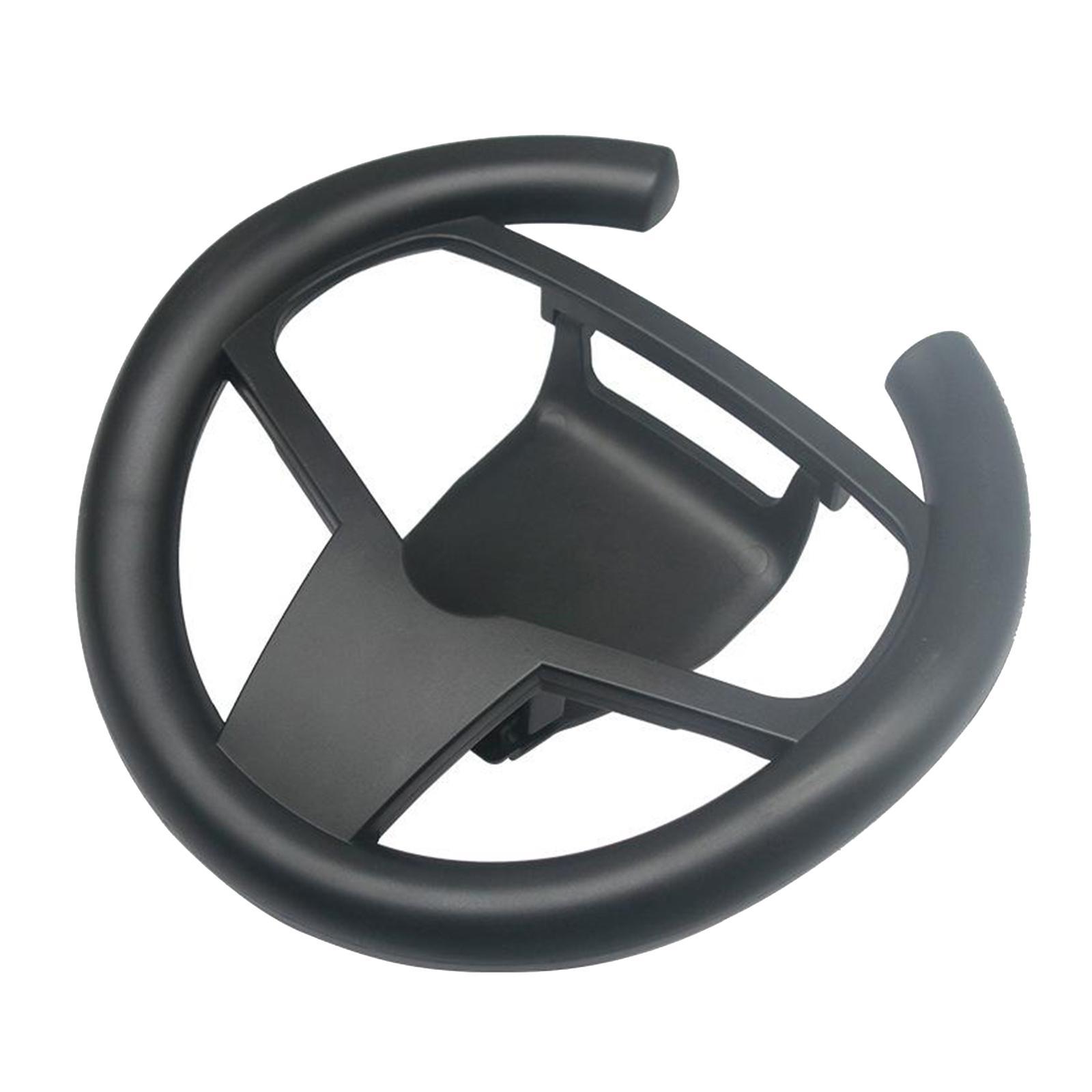 Black Steering Wheel Racing Game Driving Handle For PS5 Gaming Accessories