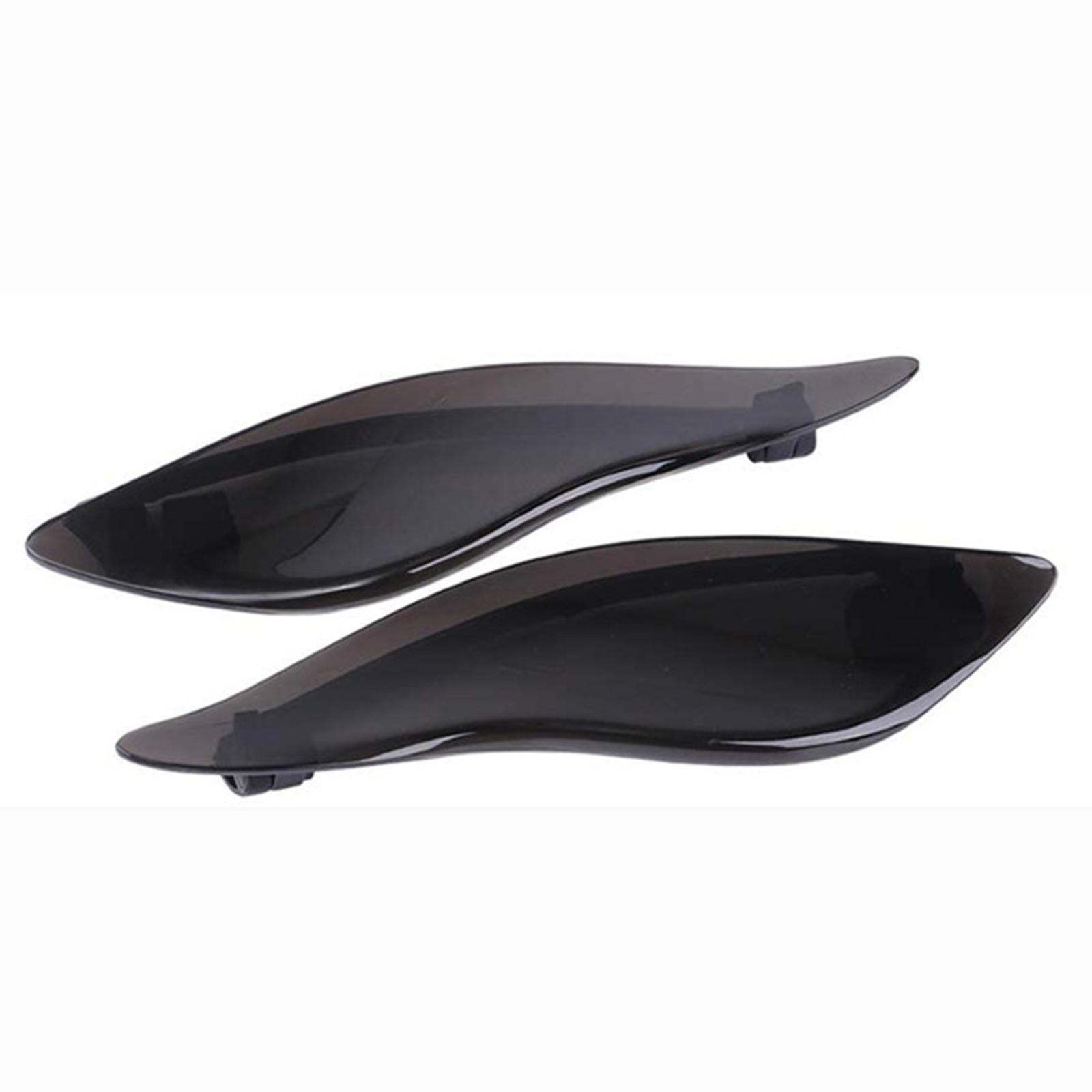 2x Side Air Deflectors Windshield Fit for Harley Touring 2014-2019