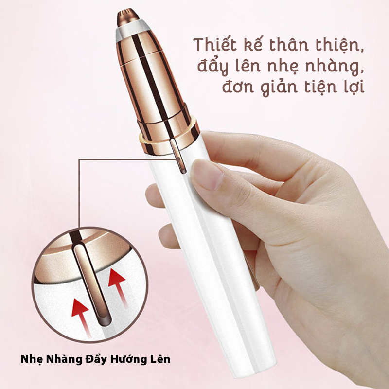 Bút Tỉa Lông Mày Điện Cao Cấp - Máy Tỉa lông Thẩm Mỹ Cho Phái Đẹp (LOẠI 1 FULL BOX)