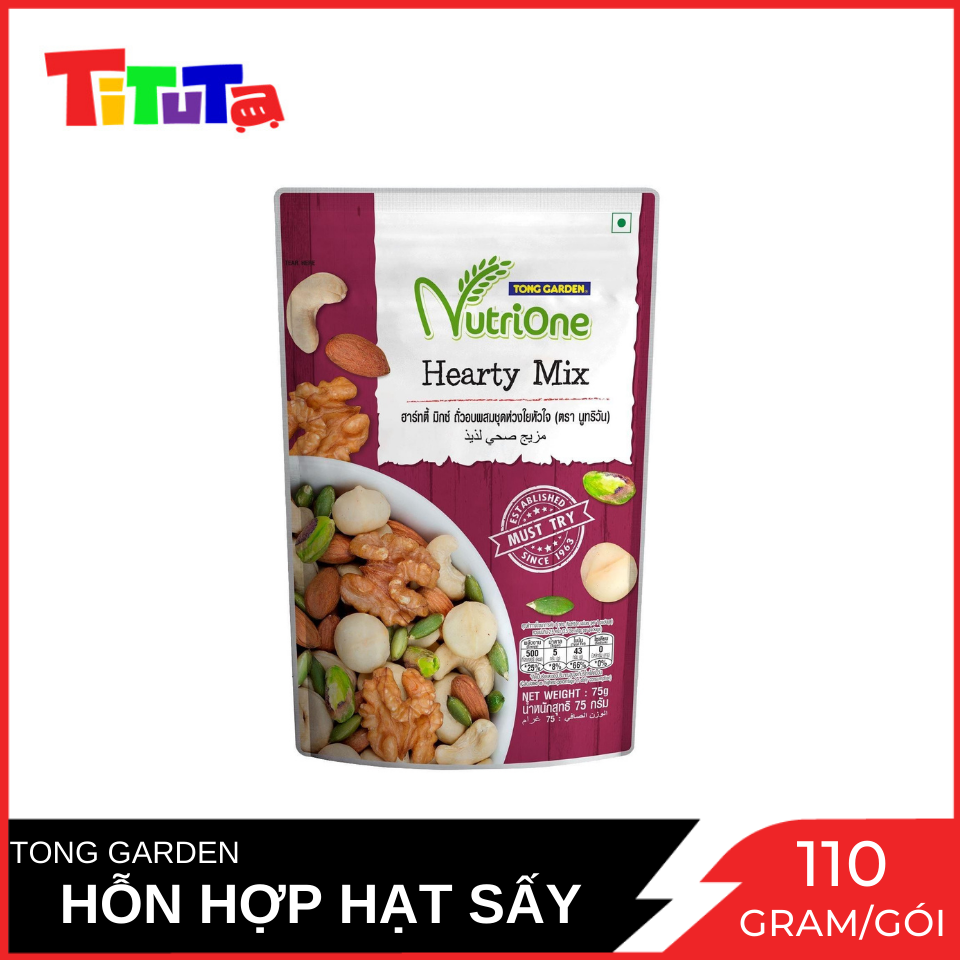 Hỗn Hợp Hạt Sấy Tong Garden Gói 75g