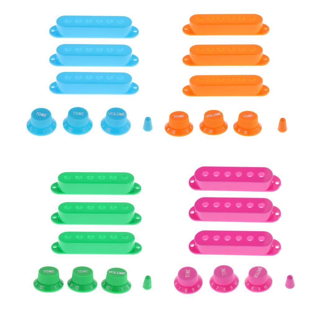 Single Coil Pickup Cover Crontrol Knob Tip for ST Electric Guitar