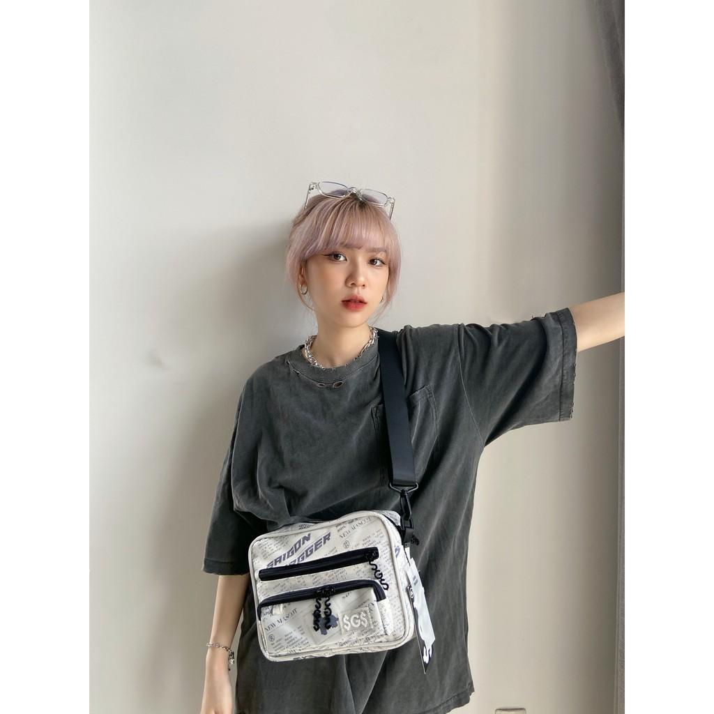 Túi Đeo Chéo Nam Nữ Ngang In Họa Tiết Báo SAIGON SWAGGER SGS Journal Cross Body Bag