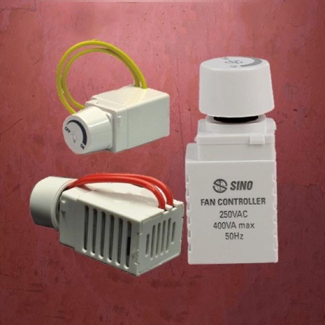 Dimmer Đèn Quạt Sino, Hạt Chiết áp Đèn Quạt 500VA Sino Vanlock S18_Hàng chính hãng