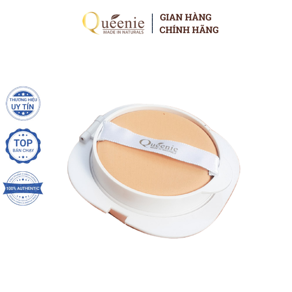 Mini phấn nước trang điểm cao cấp Queenie chống nắng, dưỡng trắng da 15g - Mỹ Phẩm Hàn Quốc