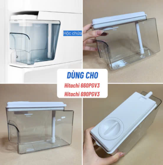 HỘP CHỨA NƯỚC UỐNG CÁNH CỬA TỦ LẠNH HITACHI  R-FW690PGV7X / R-FW690PGV7 / R-FW660FPGV3X – HÀNG CHÍNH HÃNG