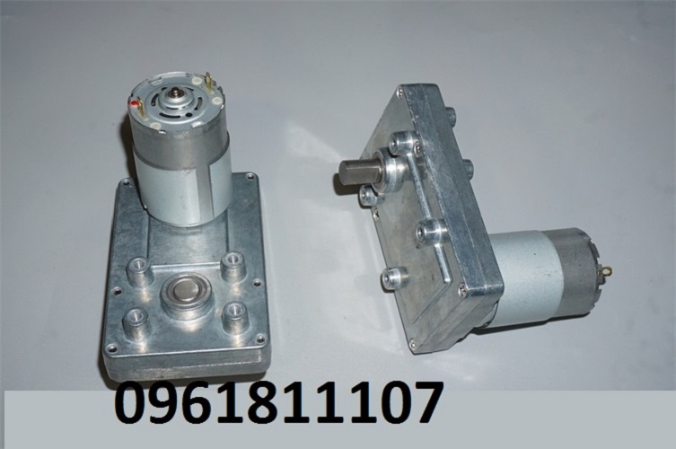 Motor giảm tốc 12v 80 vòng 545 cốt 10mm D10