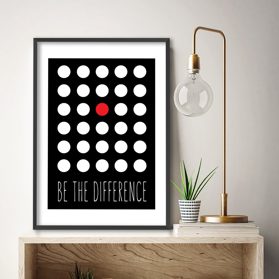 Tranh trang trí Mia Home Be The Difference