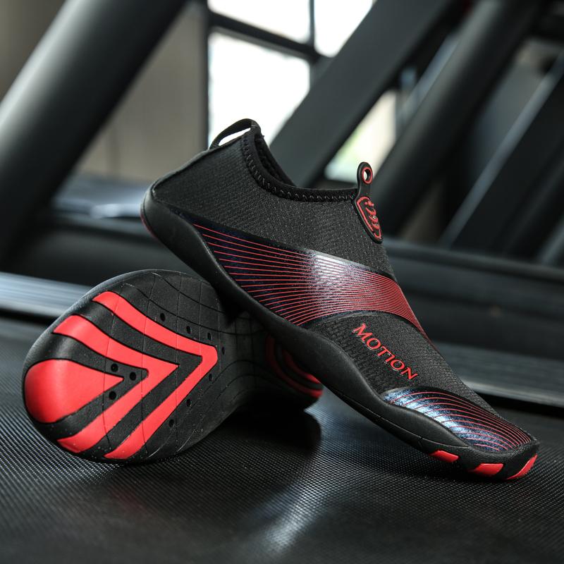 2023 Thể thao thể dục Sneakers Slear Dry Run Shoes tập thể dục aerobic Light Sports Water Shoes cho khuỷu tay Elank Beach Water Shoes Color: BlackSilver Shoe Size: 37